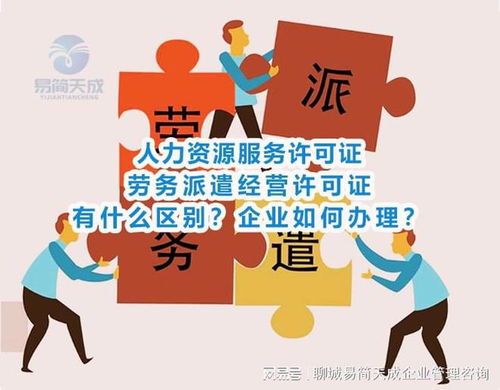 人力資源服務與勞務派遣經營許可證的區別及聊城公司辦理勞務服務指南