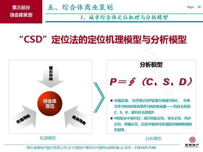 基于房地產策劃定位的數學分析模型 深圳創新型地產與旅游開發策略